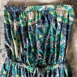 strapless beach coverup